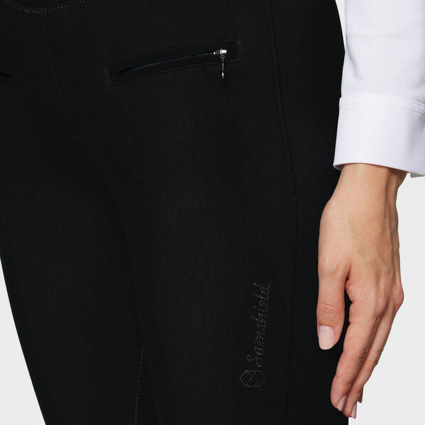 Zimowe thermolegginsy Samshield Alpha - czarne