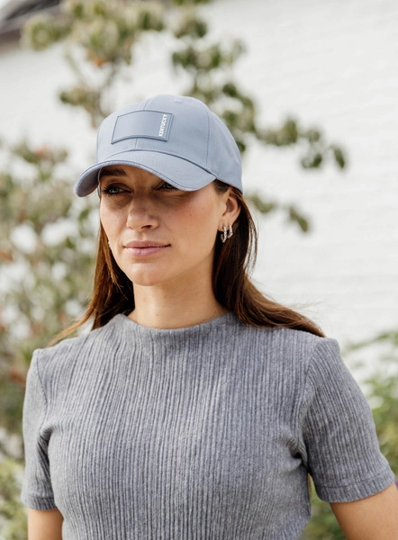 Kentucky czapka Rubber Logo - błękitna