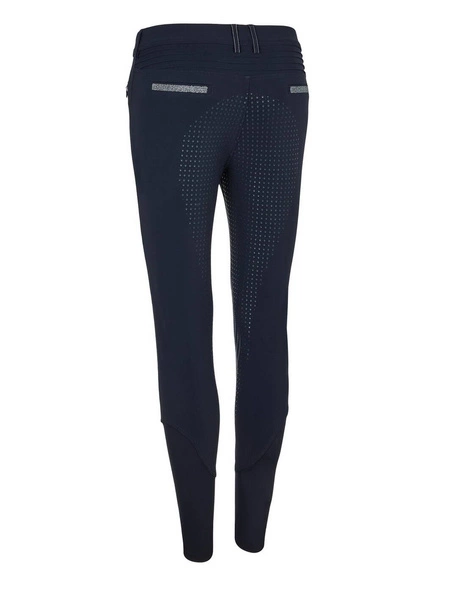 Damskie bryczesy Samshield Diane z pełnym lejem - granatowe