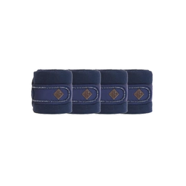 Kentucky bandaże Polar Fleece Pearls - granatowe