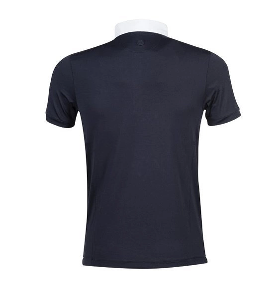 Męska koszula konkursowa z krótkim rękawem Dolph Eqode by Equiline - granatowa