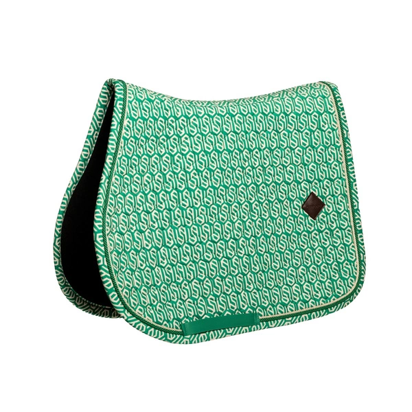 Kentucky czaprak Velvet Printing - zielony/biały