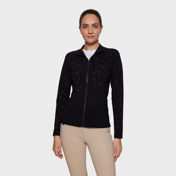 Perforowana letnia bluza Samshield Hannah - czarna