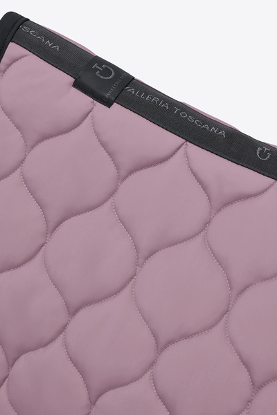 Czaprak New Circular Quilted Jersey - różowy