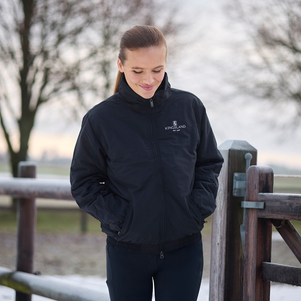 Kurtka Kingsland Classic Unisex Bomber Jacket - granatowa