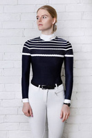 Koszula konkursowa Fleur de Lys Equestrian Hazel - granatowa