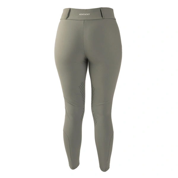 Damskie legginsy Kentucky Classic z kolanowym lejem - khaki