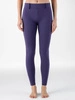 Legginsy z wysokim stanem Equiline Steref - ciemny fiolet