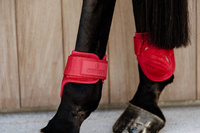 Kentucky Ochraniacze Young Horse Fetlock Velvet na zadnie nogi - czerwone