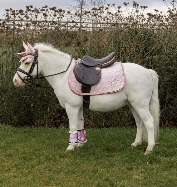 Kentucky czaprak Unicorn Head Glitter - różowy