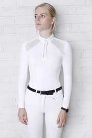 Koszula konkursowa Fleur de Lys Poppy - biała