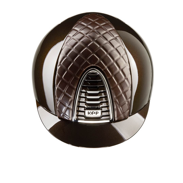 Kask KEP Cromo 2.0 Polish Milano New Leather Collection - brązowy