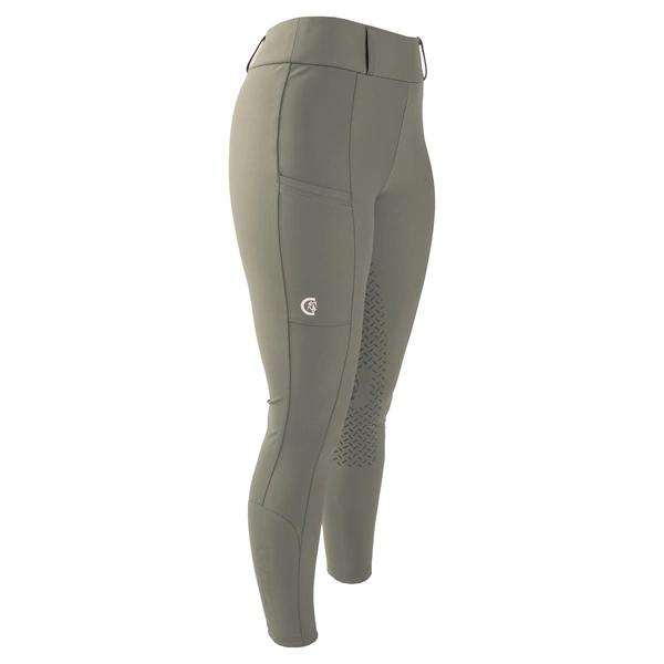 Damskie legginsy Kentucky Classic z pełnym lejem - khaki