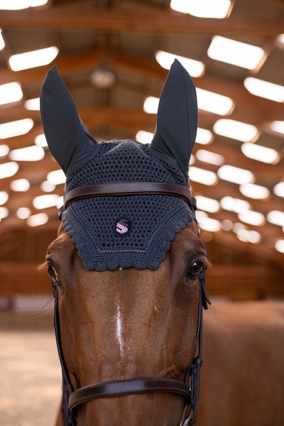 Nauszniki Samshield FlyShield Swarovski - antracytowe