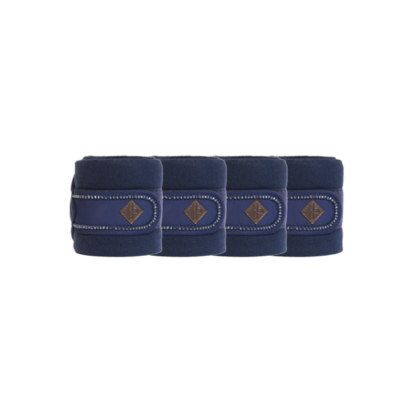 Kentucky bandaże Polar Fleece Pearls - granatowe
