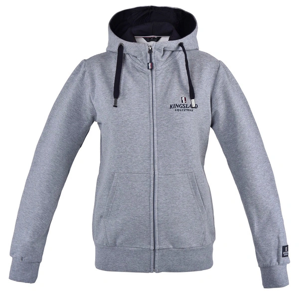 Bluza Kingsland Classic Unisex Sweat Jacket - szara