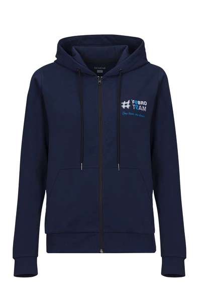 Bluza rozpinana #FebroTeam - granatowa