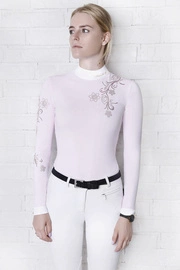 Koszula konkursowa Fleur de Lys Equestrian Orchid Shirt - pudrowy róż