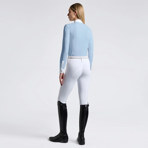 Koszula konkursowa Cavalleria Toscana CAD273 - błękitna