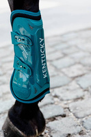 Kentucky Bamboo Tendon Boots Elastic na przednie nogi - szmaragdowe