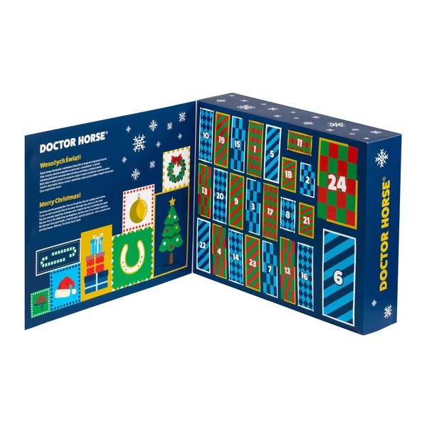 Kalendarz adwentowy Renifer Doctor Horse - granatowy