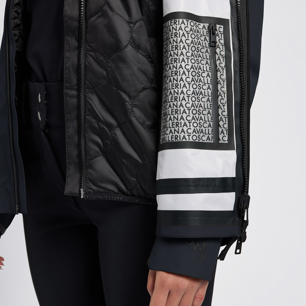 Kurtka Cavalleria Toscana 3-Way Hooded Performance Jacket - granatowa