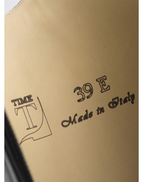 Oficerki Tucci MARYLIN z lakierowanymi i perforowanym dodatkami - szare