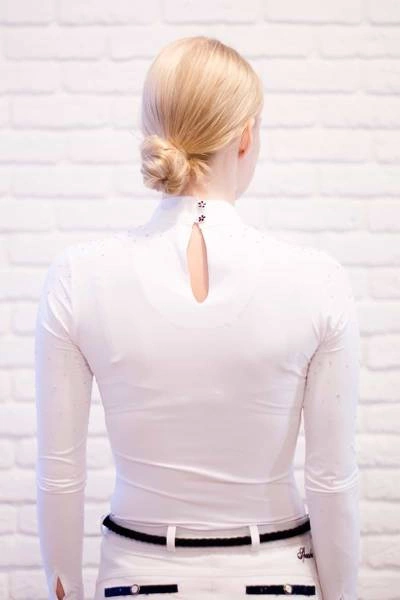 Koszula konkursowa Fleur de Lys Equestrian Holly - biała