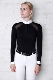 Koszula konkursowa Fleur de Lys Poppy - czarna