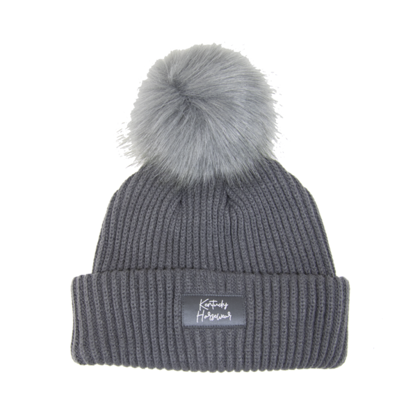 Czapka zimowa Kentucky Pompom - szara