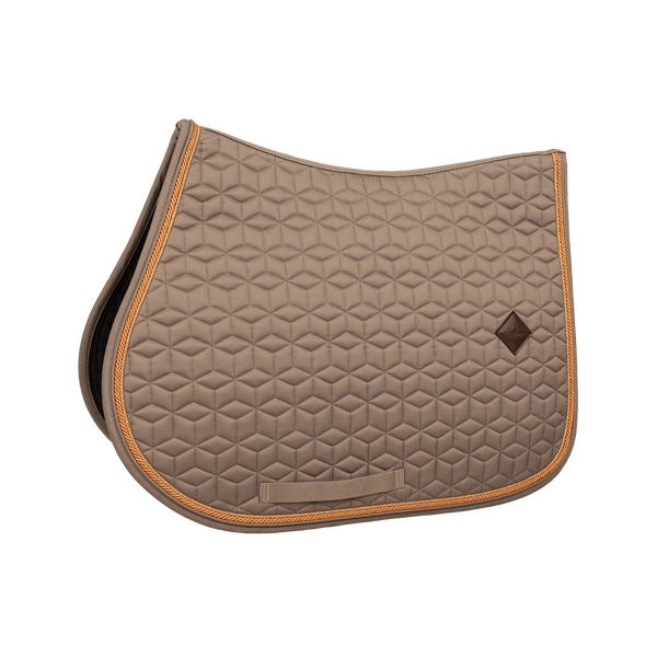 Kentucky czaprak Classic Custom - beżowy z pomarańczowym sznureczkiem