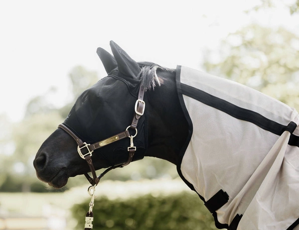 Kentucky maska na owady Classic - z uszami czarna