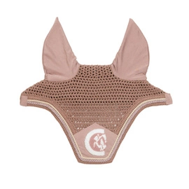 Kentucky nauszniki Wellington 3D Logo Rope - old rose