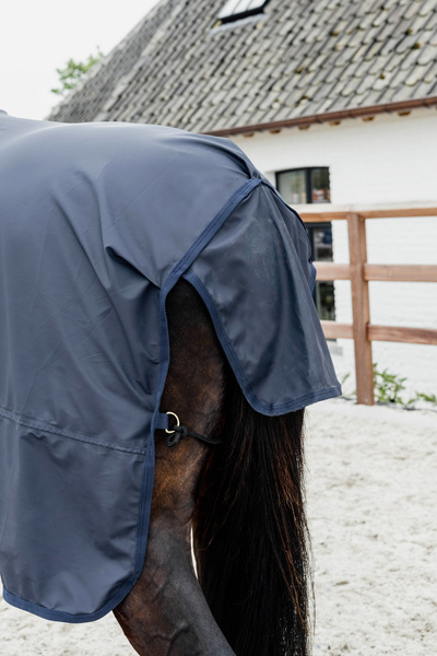Kentucky derka przeciwdeszczowa do jazdy RainCoat Hurricane - granatowa
