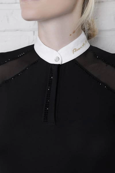 Koszula konkursowa Fleur de Lys Poppy Short - czarna