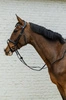Ogłowie Dy'on New English Flash Noseband Bridle - Soft Collection - czarne