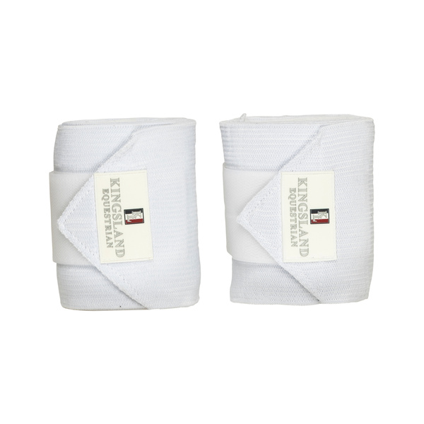 Owijki Kingsland Classic Elastic 2 szt. - białe