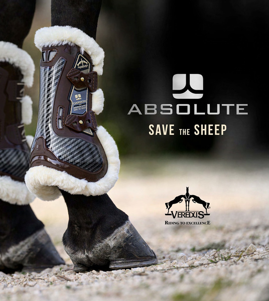 Veredus ochraniacze na tył Carbon Gel Absolute Save The Sheep - czarne