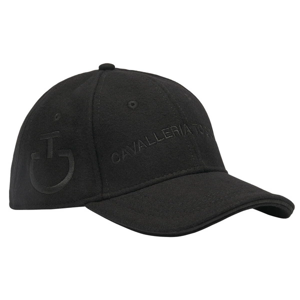 Czapka z daszkiem Cavalleria Toscana Wool - czarna
