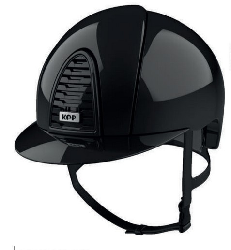 Kask KEP Cromo 2.0 Polish - czarny z czarnymi paskami