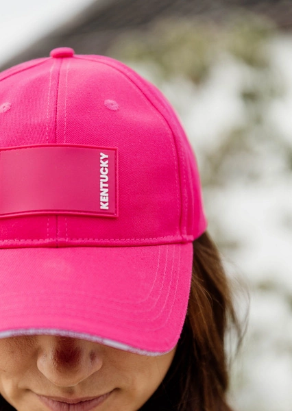 Kentucky czapka Rubber Logo - różowa