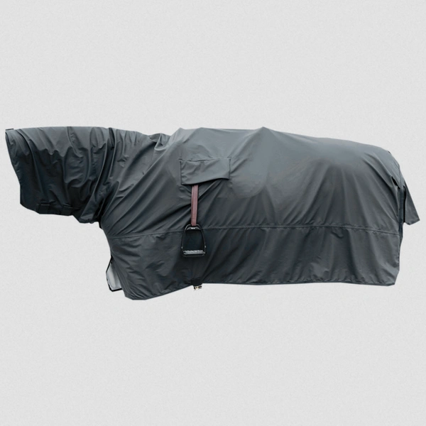 Kentucky derka przeciwdeszczowa do jazdy RainCoat Hurricane - szara
