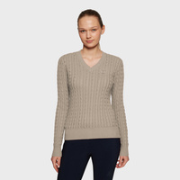 Sweter Samshield Lisa Twisted - beżowy