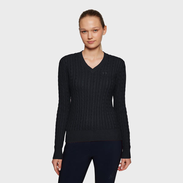 Sweter Samshield Lisa Twisted - czarny