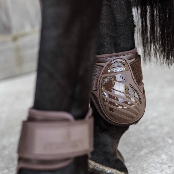 Kentucky ochraniacze Young Horse Fetlock na zadnie nogi -brązowe
