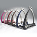 Strzemiona Veredus Vita Stirrup Steel1 - bordowe
