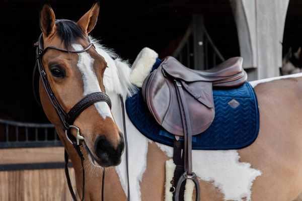 Kentucky czaprak Skin Friendly Velvet - granatowy