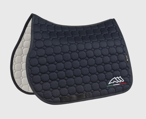 Komplet czaprak + nauszniki Equiline EQflaggy - granat