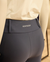 Damskie legginsy Kentucky Classic z kolanowym lejem - niebieskie