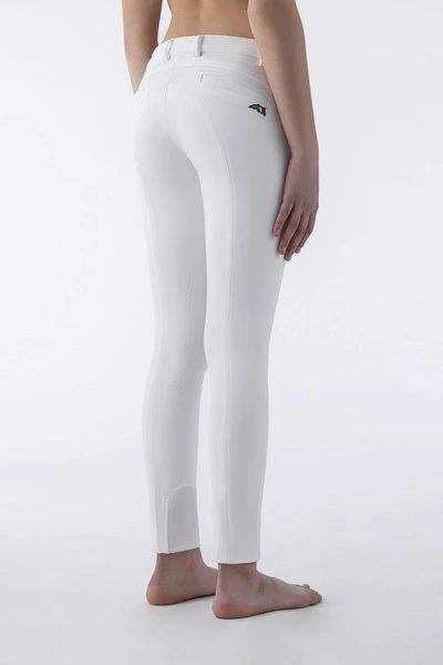 Bryczesy Equiline Jinak - białe